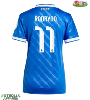 Real Madrid Rodrygo Goes #11 Tredje Tröja Kvinnor 2025-26 Kortärmad